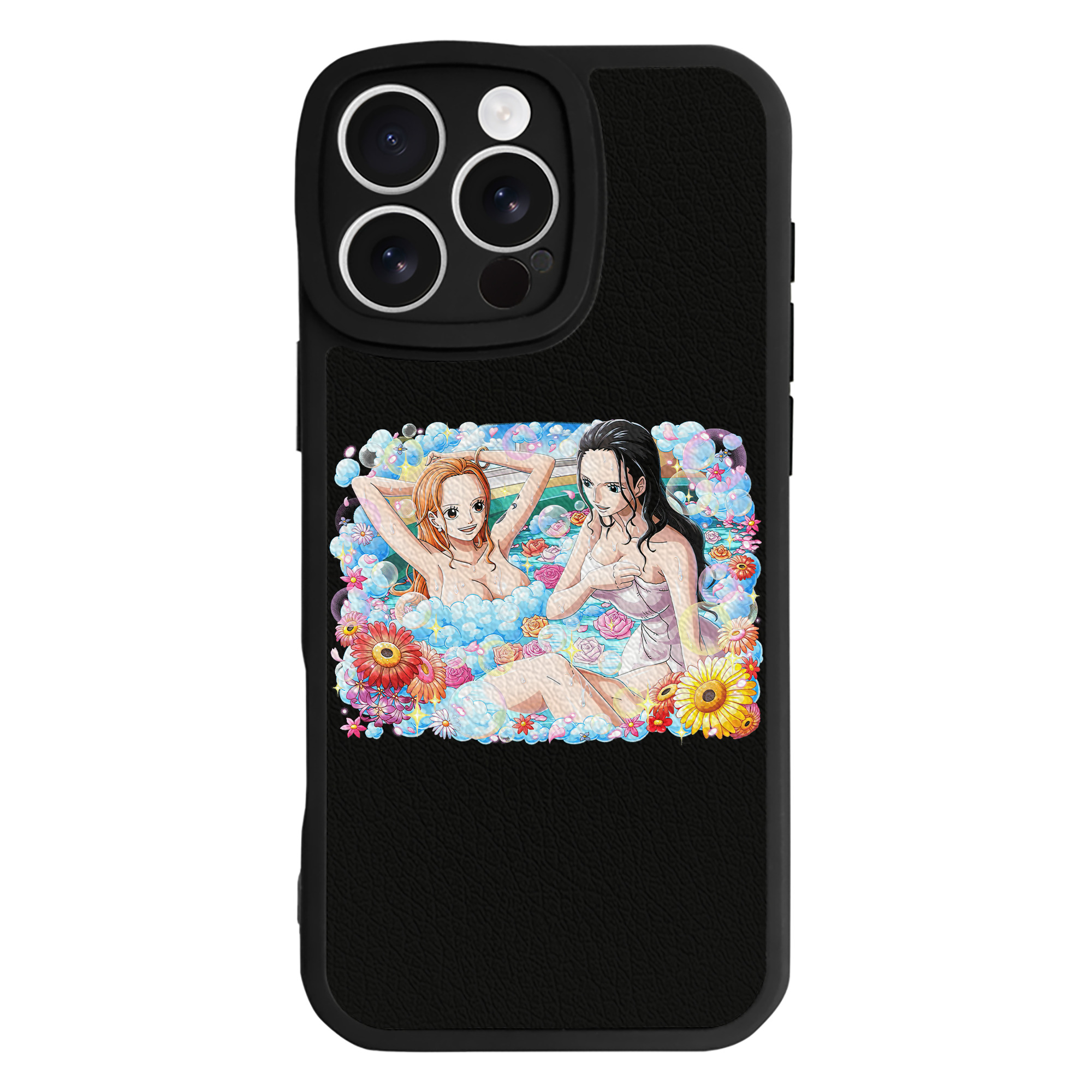 （画像用） ワンピース ニコ・ロビン ONE PIECE Nico Robin 【iPhone 16シリーズ対応】シリコンスマホケース（レザー調） 材質：シリコン